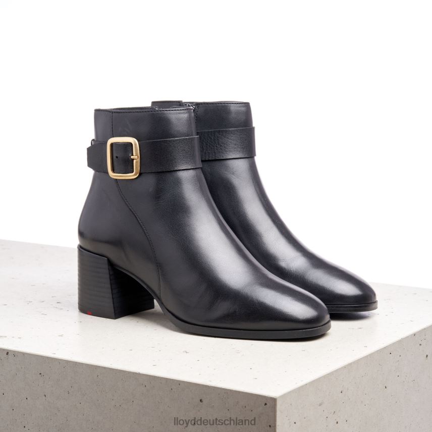 Schuhe LLOYD Stiefeletten aus Glattleder Schwarz Frauen PV6Z0978