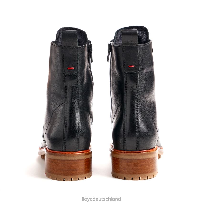 Schuhe LLOYD Stiefeletten aus Glattleder Schwarz Frauen PV6Z0979