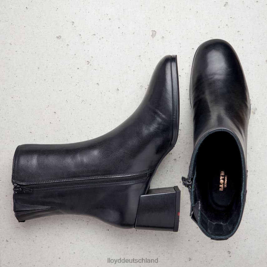 Schuhe LLOYD Stiefeletten aus Glattleder Schwarz Frauen PV6Z0984