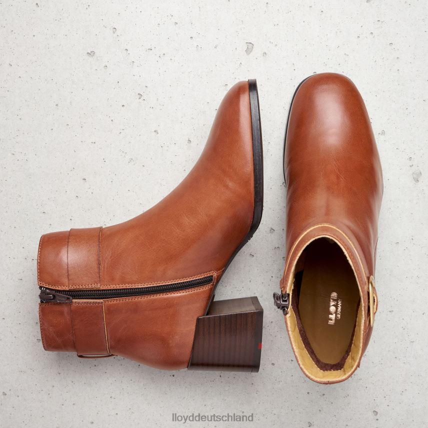 Schuhe LLOYD Stiefeletten aus Glattleder braun Frauen PV6Z0968