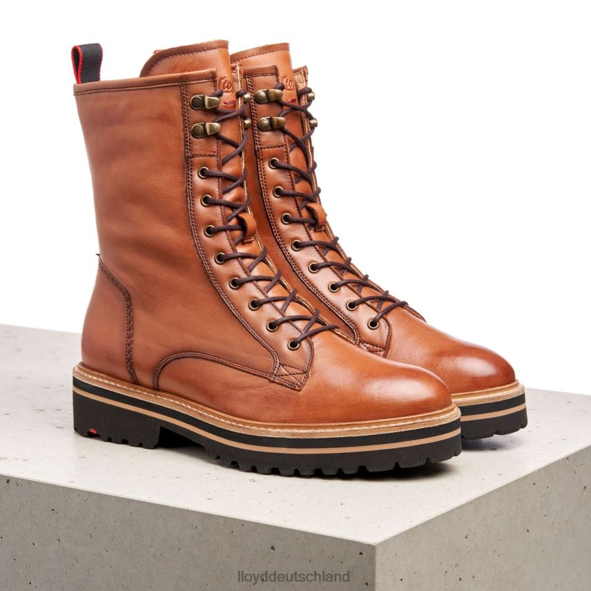 Schuhe LLOYD Stiefeletten aus Glattleder braun Frauen PV6Z0970