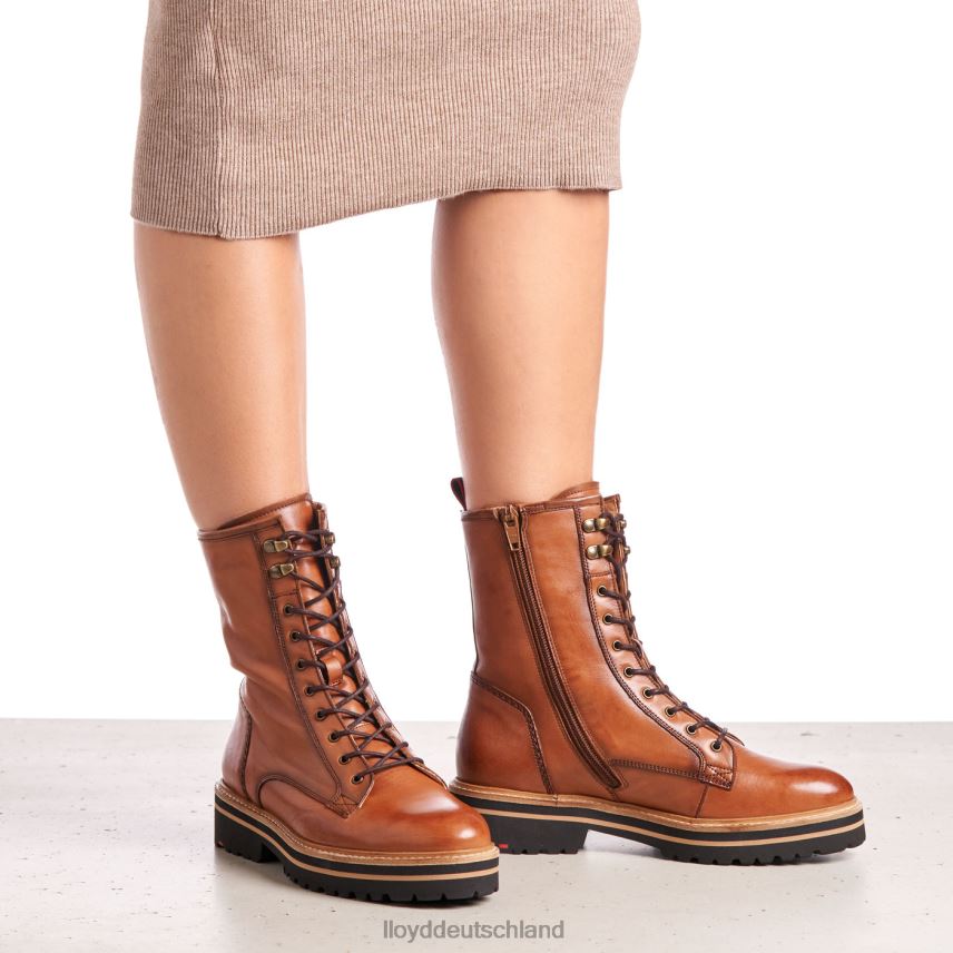 Schuhe LLOYD Stiefeletten aus Glattleder braun Frauen PV6Z0970