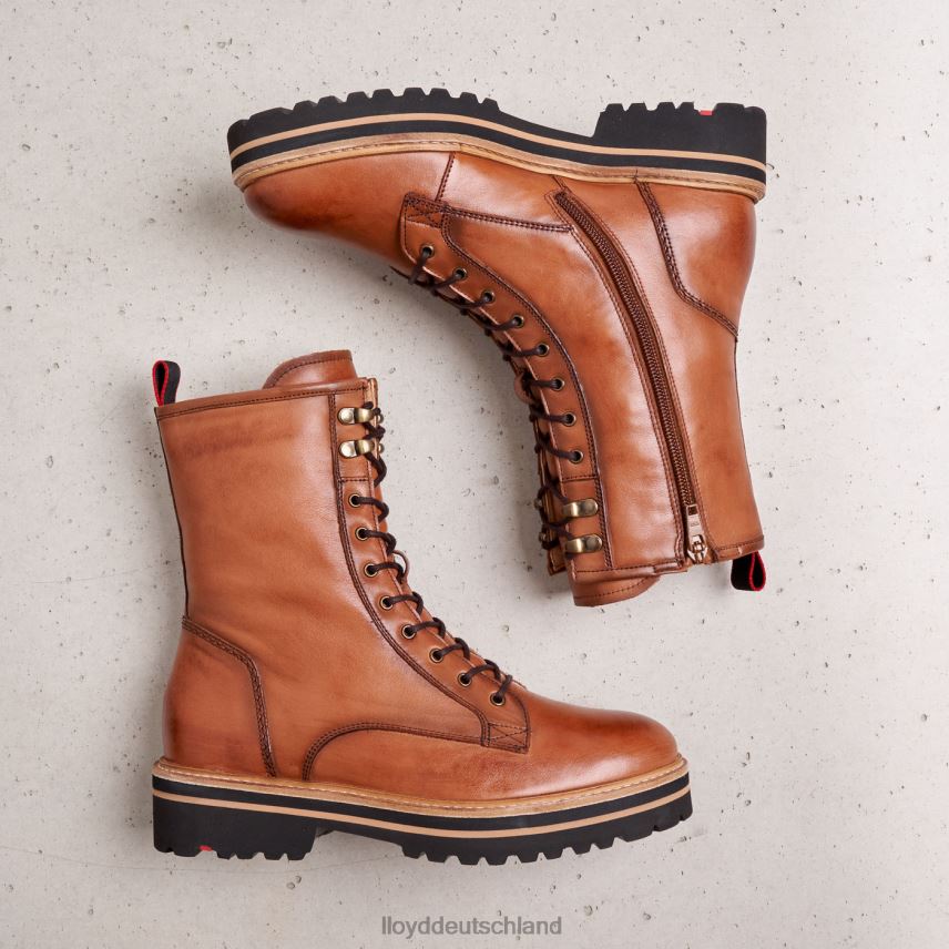 Schuhe LLOYD Stiefeletten aus Glattleder braun Frauen PV6Z0970