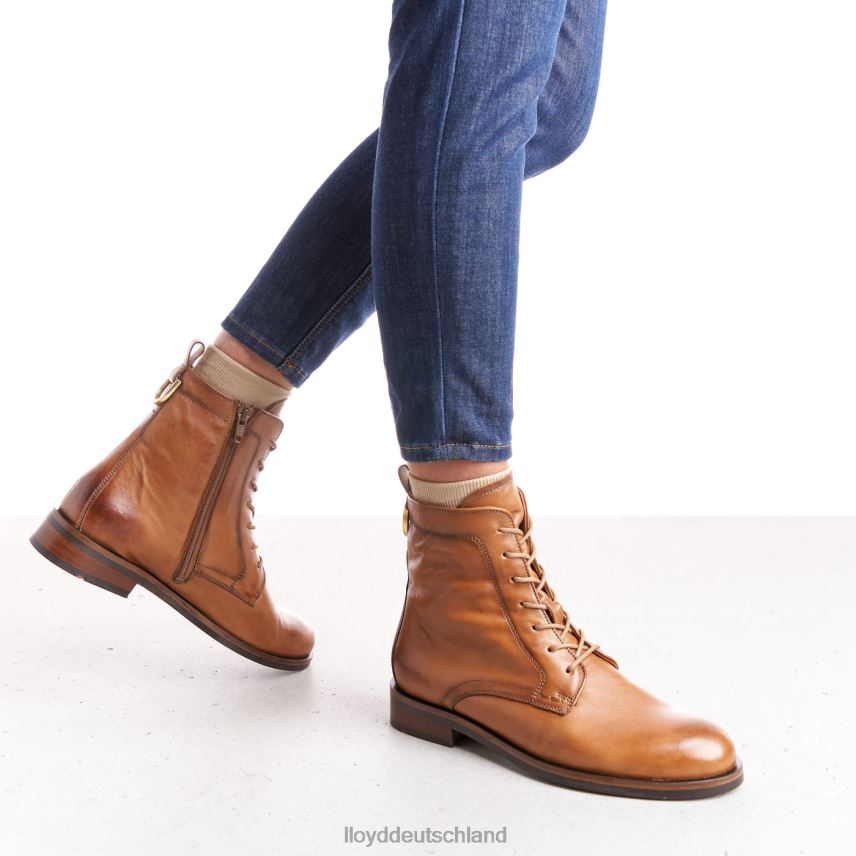Schuhe LLOYD Stiefeletten aus Glattleder braun Frauen PV6Z0982
