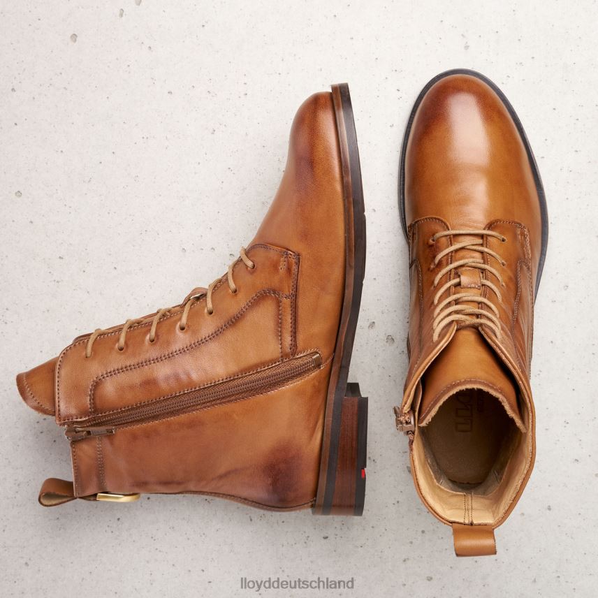 Schuhe LLOYD Stiefeletten aus Glattleder braun Frauen PV6Z0982