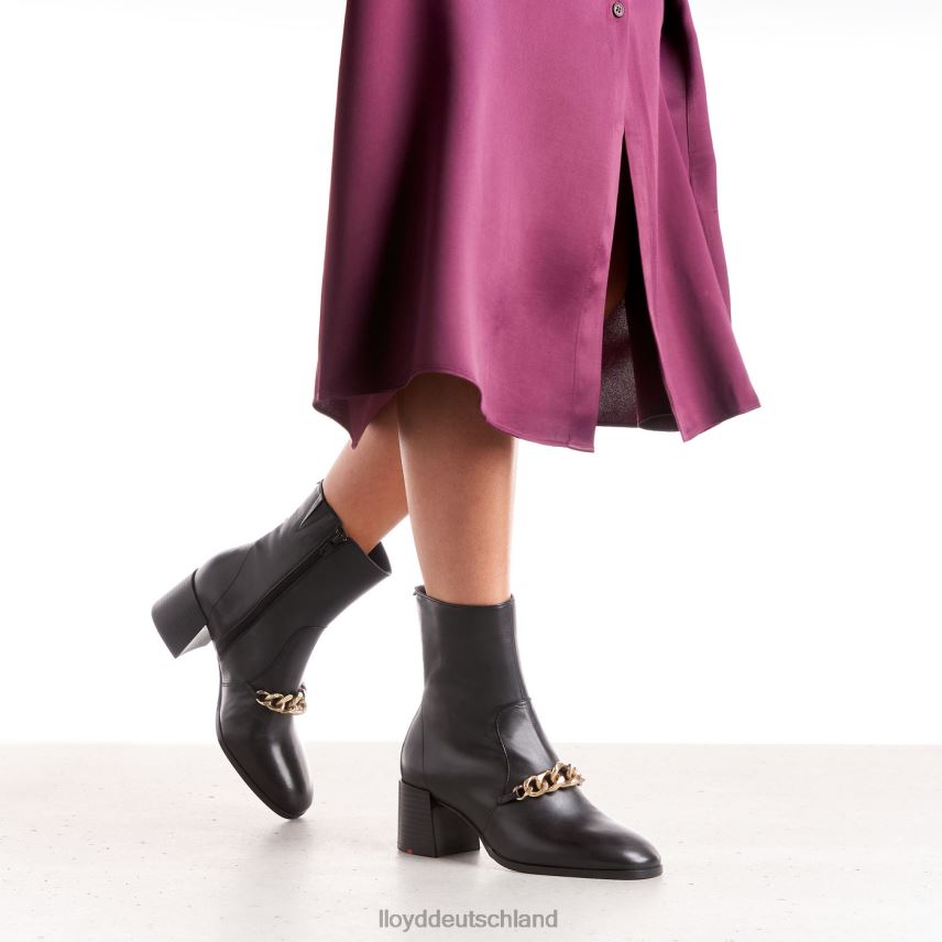 Schuhe LLOYD Stiefeletten aus Leder Schwarz Frauen PV6Z0878