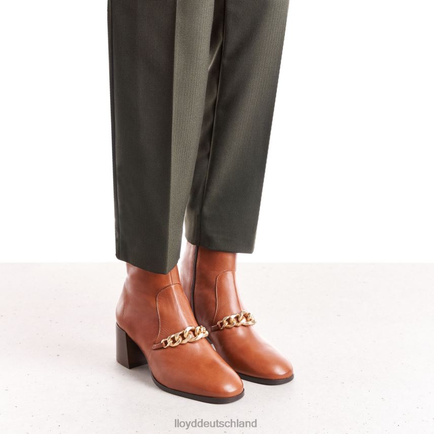 Schuhe LLOYD Stiefeletten aus Leder braun Frauen PV6Z0985