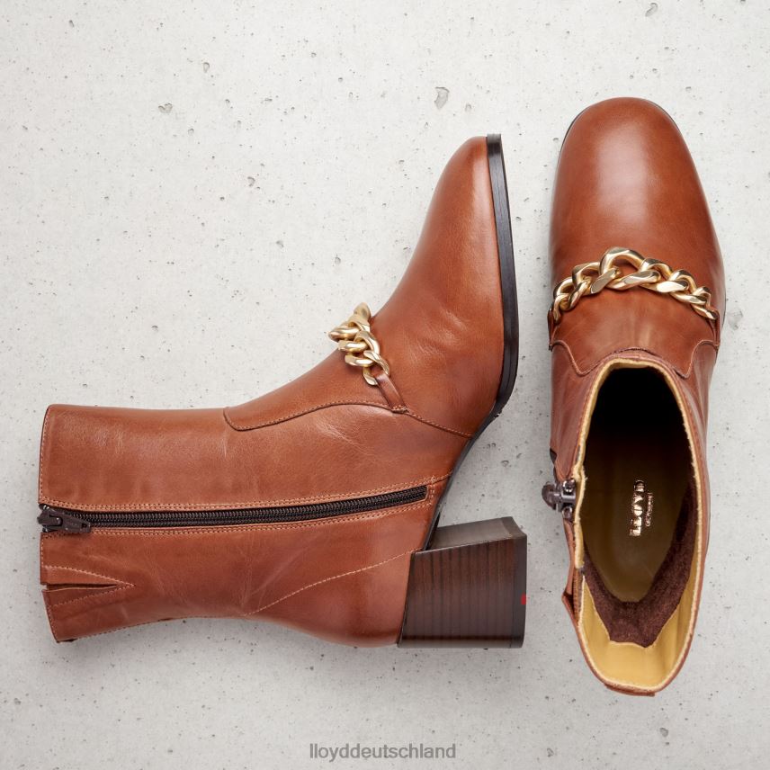 Schuhe LLOYD Stiefeletten aus Leder braun Frauen PV6Z0985