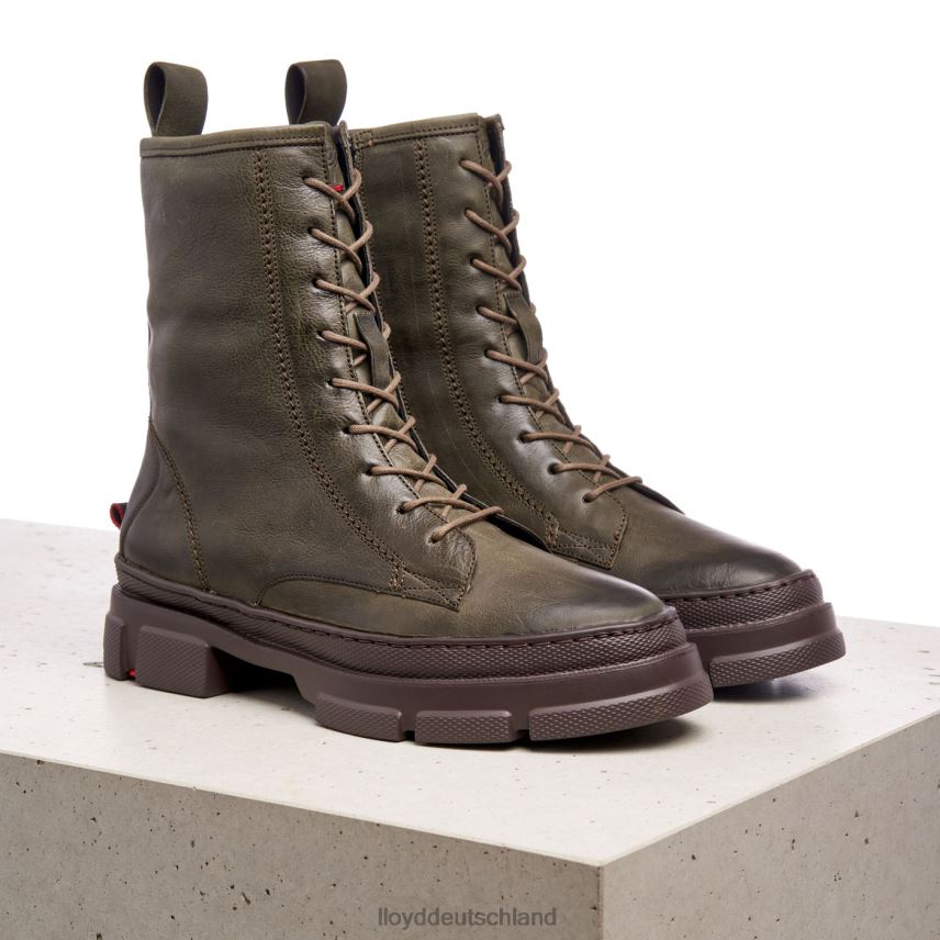 Schuhe LLOYD Stiefeletten aus Leder mit extraleichter Sohle Grün Frauen PV6Z0973