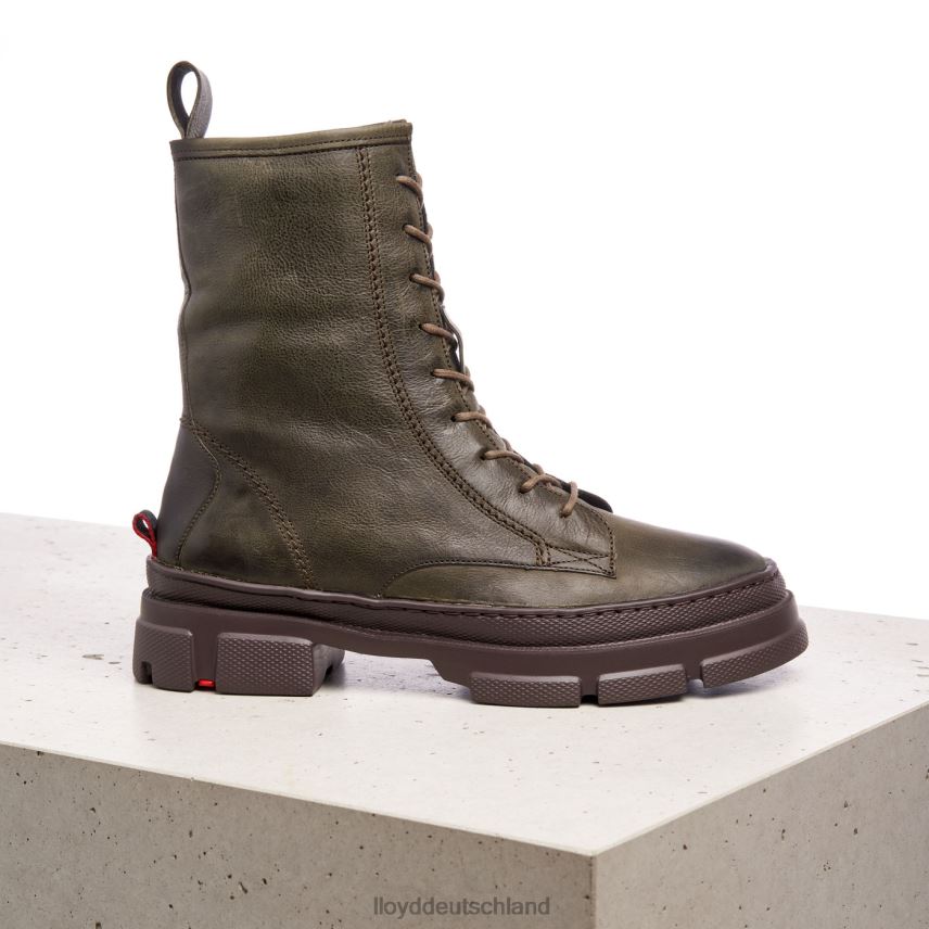 Schuhe LLOYD Stiefeletten aus Leder mit extraleichter Sohle Grün Frauen PV6Z0973
