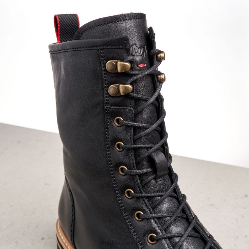 Schuhe LLOYD Stiefeletten aus Leder mit extraleichter Sohle Schwarz Frauen PV6Z0957