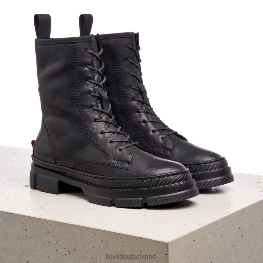 Schuhe LLOYD Stiefeletten aus Leder mit extraleichter Sohle Schwarz Frauen PV6Z0965