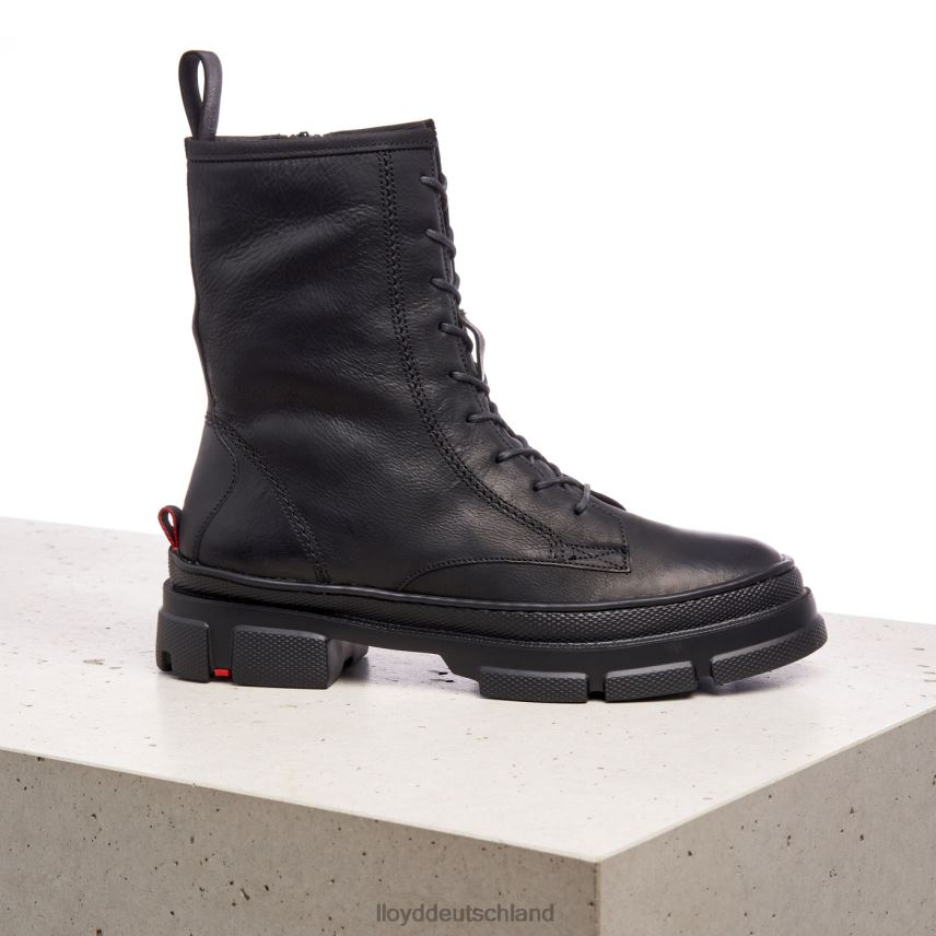 Schuhe LLOYD Stiefeletten aus Leder mit extraleichter Sohle Schwarz Frauen PV6Z0965