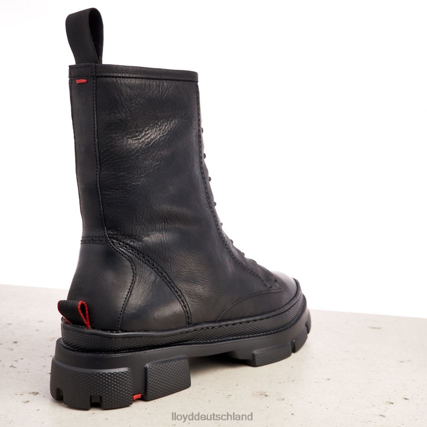 Schuhe LLOYD Stiefeletten aus Leder mit extraleichter Sohle Schwarz Frauen PV6Z0965