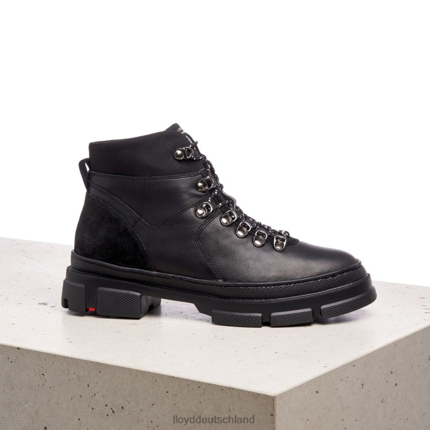 Schuhe LLOYD Stiefeletten aus Leder mit extraleichter Sohle Schwarz Frauen PV6Z0988