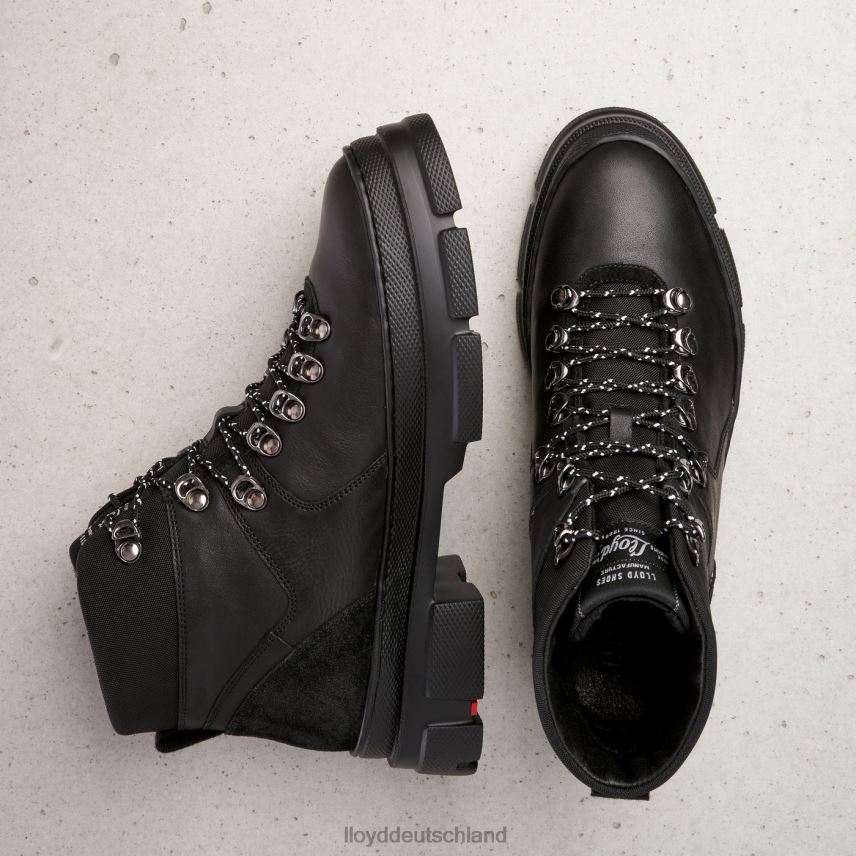 Schuhe LLOYD Stiefeletten aus Leder mit extraleichter Sohle Schwarz Frauen PV6Z0988