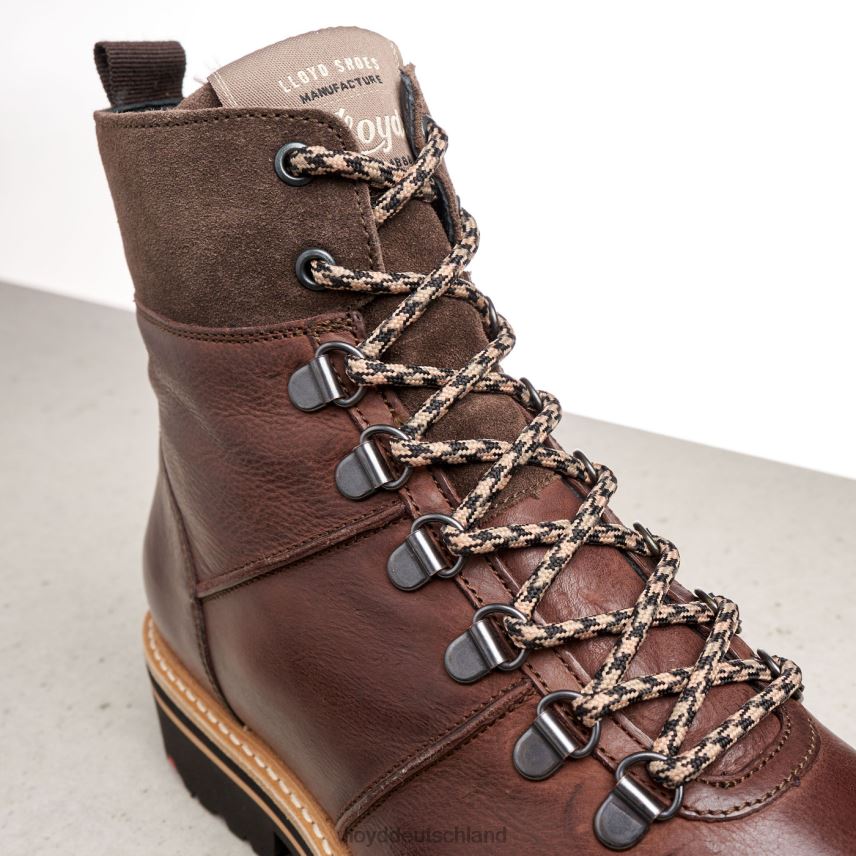 Schuhe LLOYD Stiefeletten aus Leder mit extraleichter Sohle braun Frauen PV6Z01003