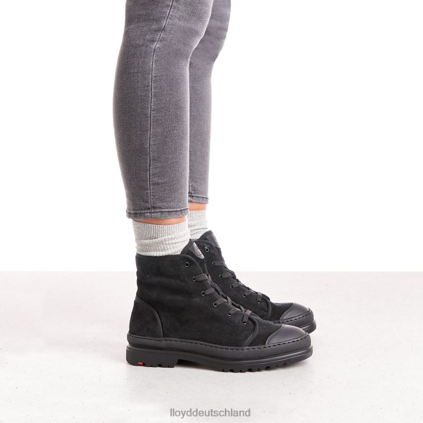 Schuhe LLOYD Stiefeletten aus Leder mit leichter Sohle Schwarz Frauen PV6Z0927