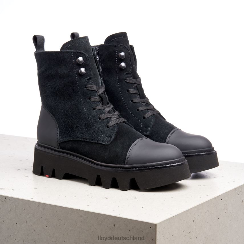 Schuhe LLOYD Stiefeletten aus Leder mit leichter Sohle Schwarz Frauen PV6Z0947