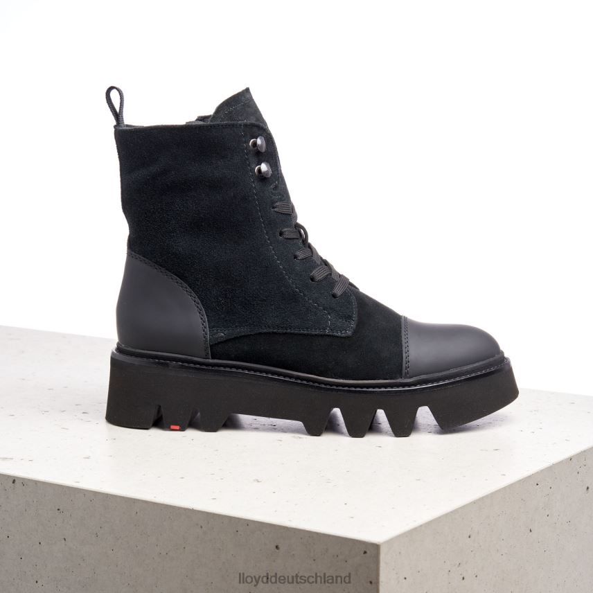 Schuhe LLOYD Stiefeletten aus Leder mit leichter Sohle Schwarz Frauen PV6Z0947
