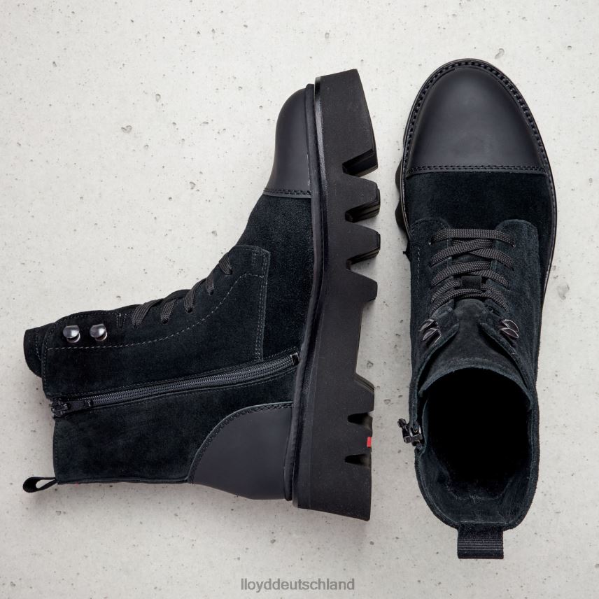 Schuhe LLOYD Stiefeletten aus Leder mit leichter Sohle Schwarz Frauen PV6Z0947
