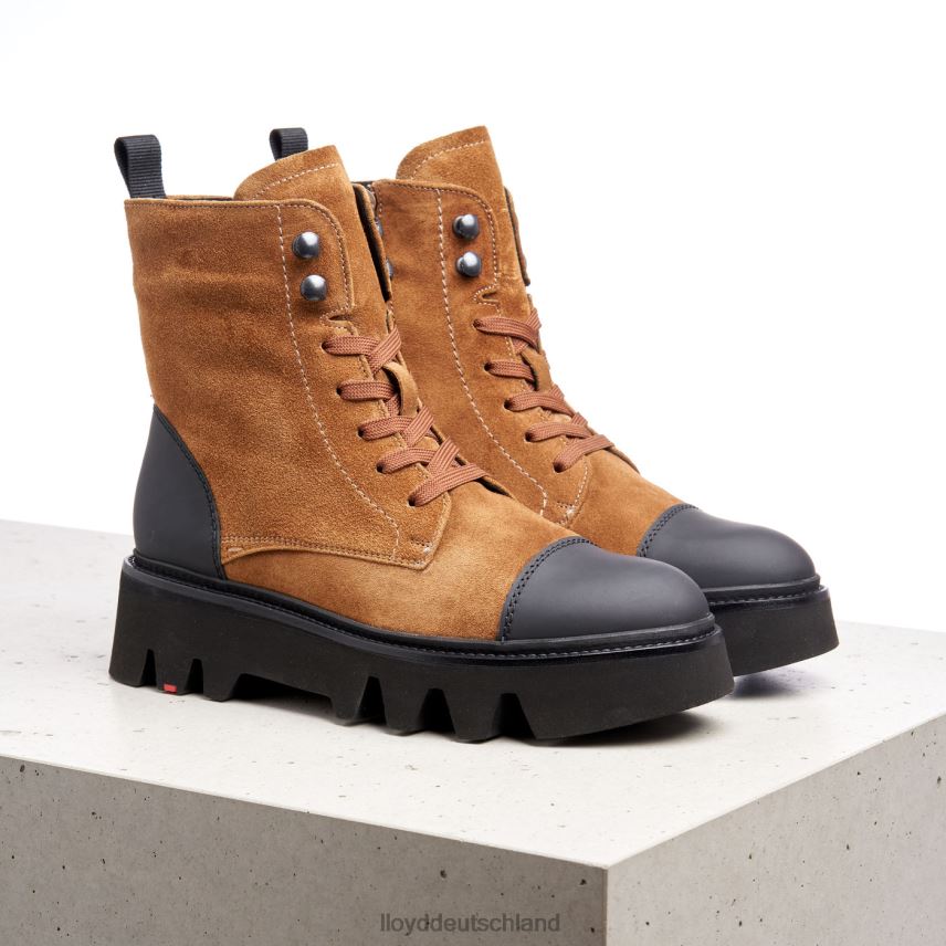Schuhe LLOYD Stiefeletten aus Leder mit leichter Sohle braun Frauen PV6Z0948