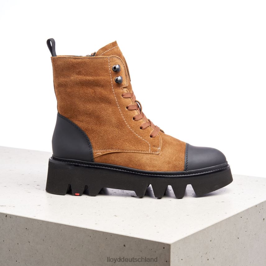Schuhe LLOYD Stiefeletten aus Leder mit leichter Sohle braun Frauen PV6Z0948
