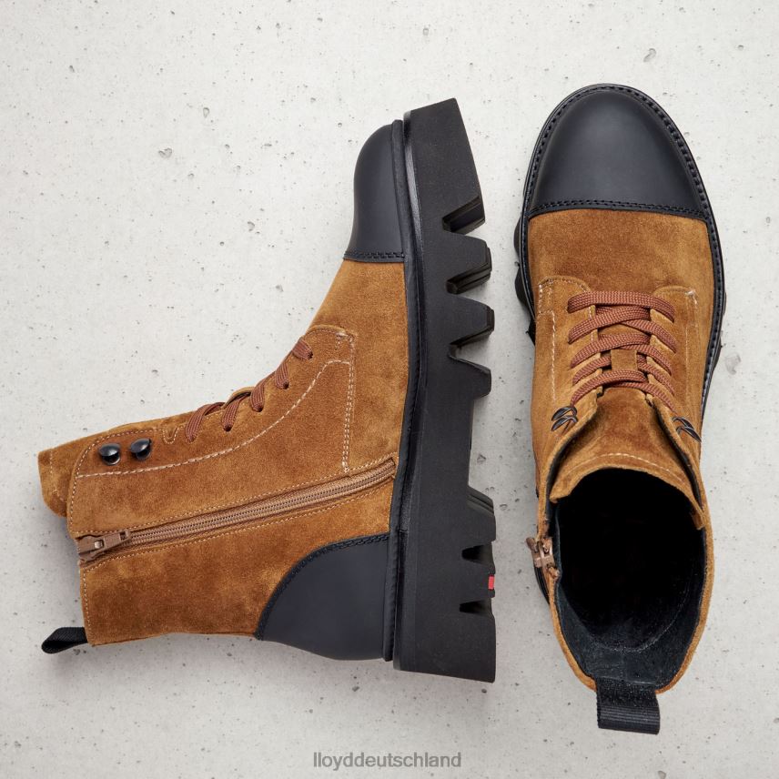 Schuhe LLOYD Stiefeletten aus Leder mit leichter Sohle braun Frauen PV6Z0948