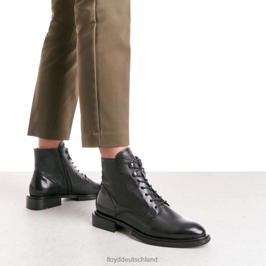 Schuhe LLOYD Stiefeletten aus Schafsleder Schwarz Frauen PV6Z01001