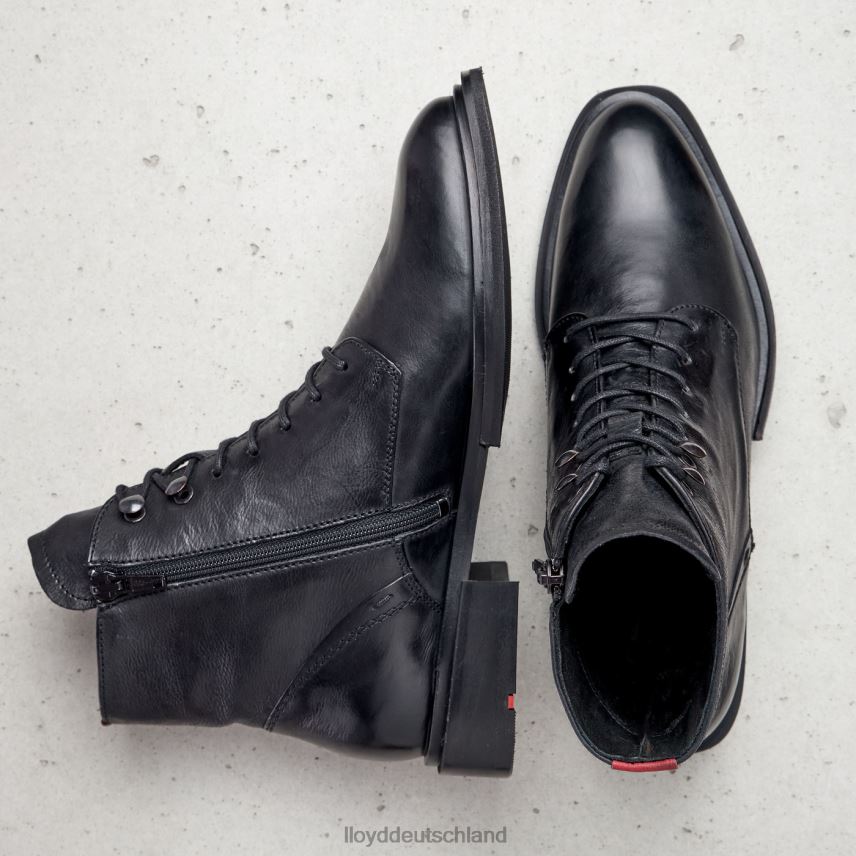 Schuhe LLOYD Stiefeletten aus Schafsleder Schwarz Frauen PV6Z01001