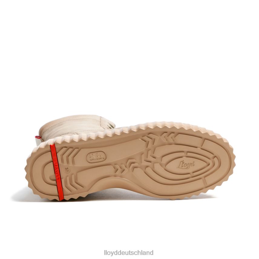 Schuhe LLOYD Stiefeletten aus grobem Leder Beige Frauen PV6Z0888