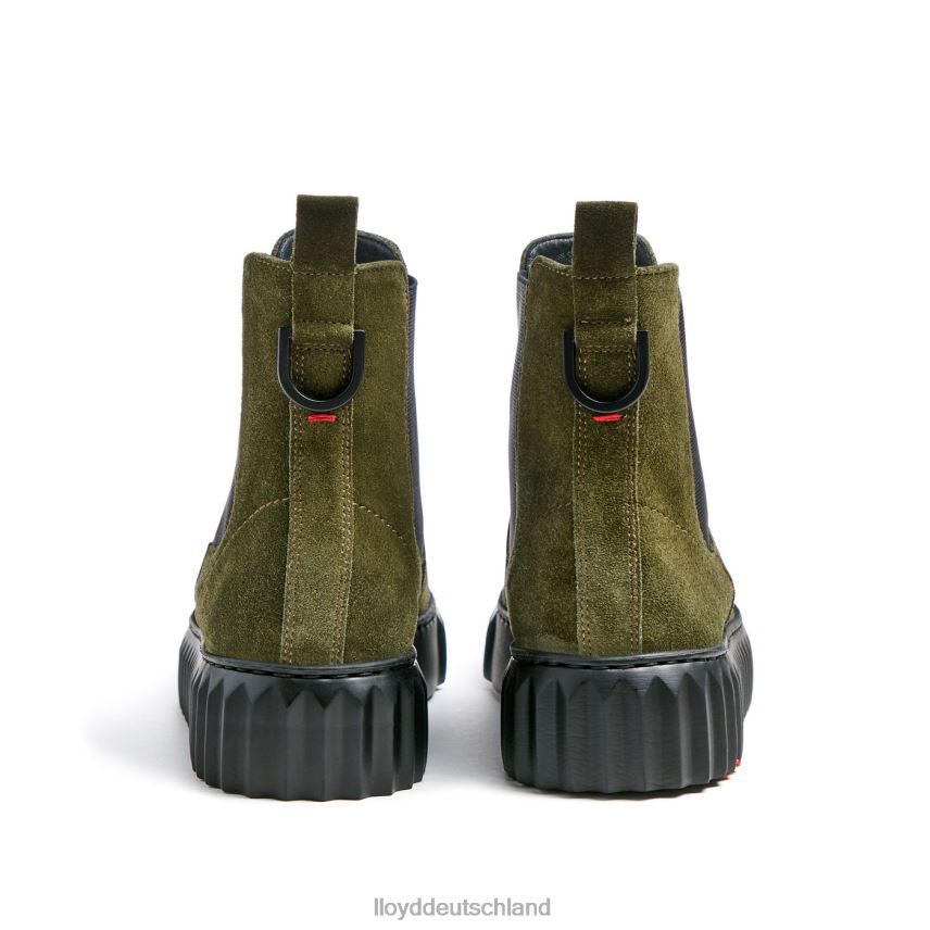 Schuhe LLOYD Stiefeletten aus grobem Leder Grün Frauen PV6Z0883