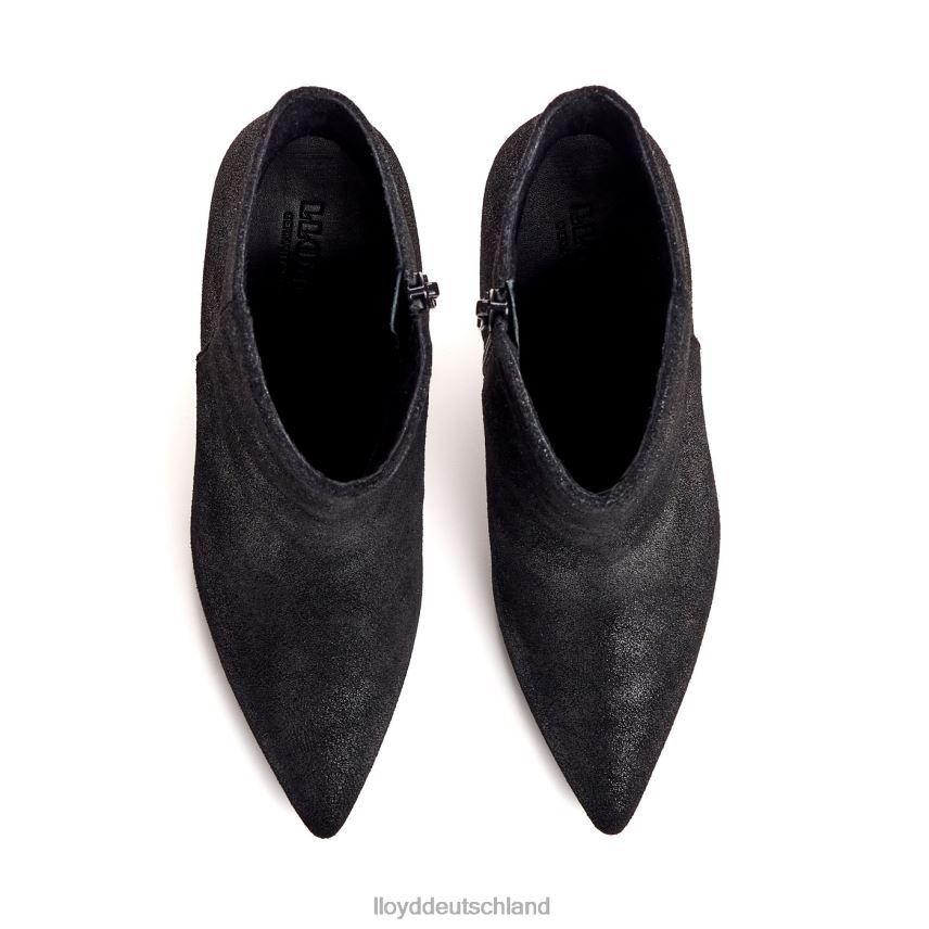 Schuhe LLOYD Stiefeletten aus grobem Leder Schwarz Frauen PV6Z0880