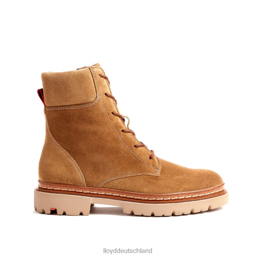 Schuhe LLOYD Stiefeletten aus grobem Leder braun Frauen PV6Z0913