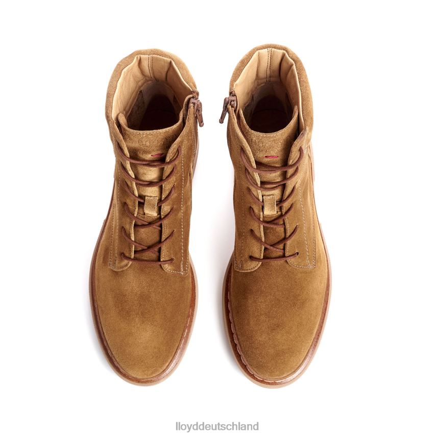 Schuhe LLOYD Stiefeletten aus grobem Leder braun Frauen PV6Z0913