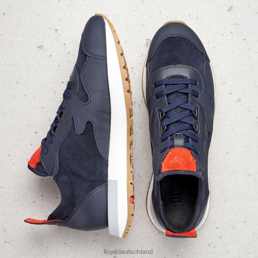 Schuhe LLOYD Turnschuhe aus Schafsleder Blau Frauen PV6Z0791