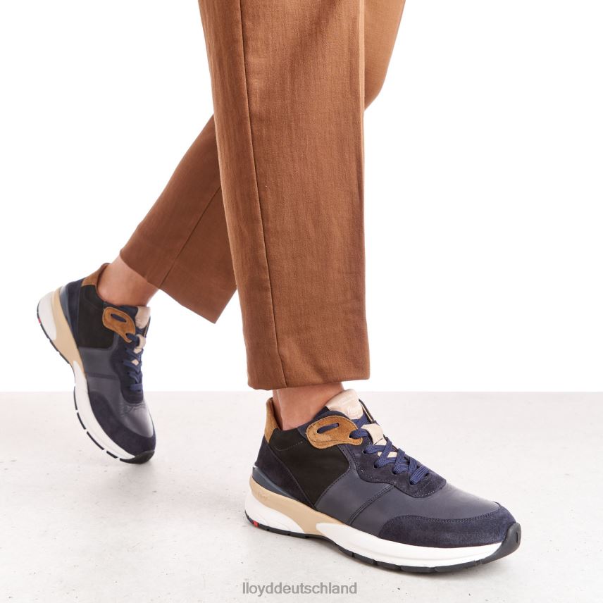 Schuhe LLOYD Turnschuhe aus Schafsleder Blau Frauen PV6Z0814