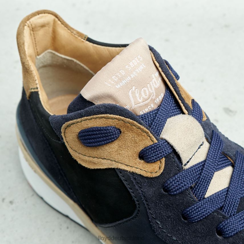 Schuhe LLOYD Turnschuhe aus Schafsleder Blau Frauen PV6Z0814