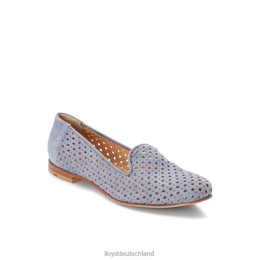 Schuhe LLOYD Wildleder-Slipper Blau Frauen PV6Z01151