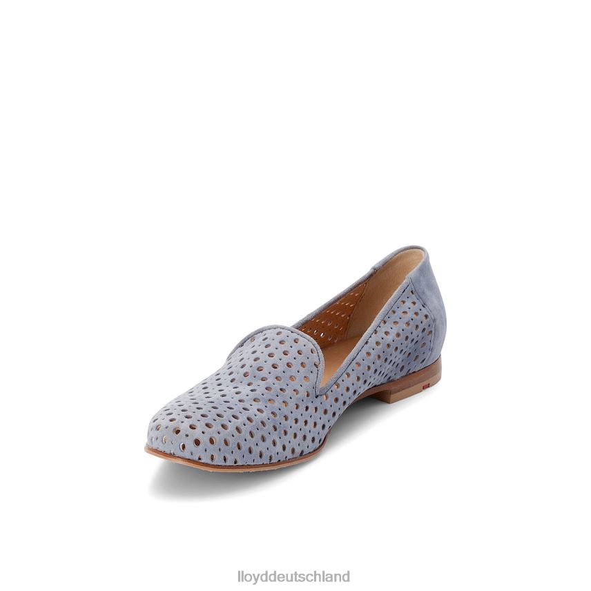 Schuhe LLOYD Wildleder-Slipper Blau Frauen PV6Z01151