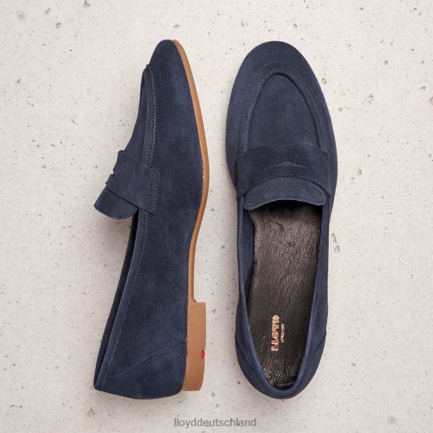Schuhe LLOYD Wildleder-Slipper Blau Frauen PV6Z01152