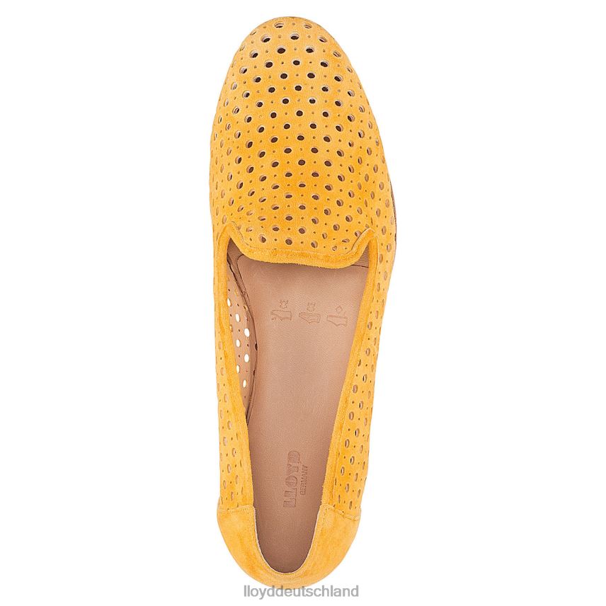 Schuhe LLOYD Wildleder-Slipper Gelb Frauen PV6Z01149