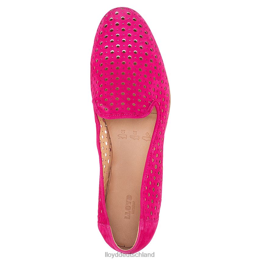 Schuhe LLOYD Wildleder-Slipper Rot Frauen PV6Z01141