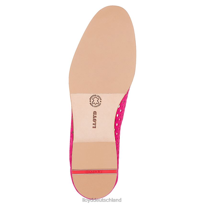 Schuhe LLOYD Wildleder-Slipper Rot Frauen PV6Z01141