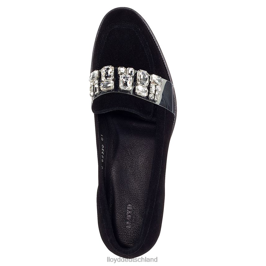 Schuhe LLOYD Wildleder-Slipper Schwarz Frauen PV6Z01138