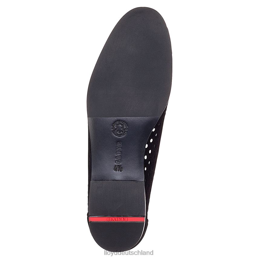 Schuhe LLOYD Wildleder-Slipper Schwarz Frauen PV6Z01145