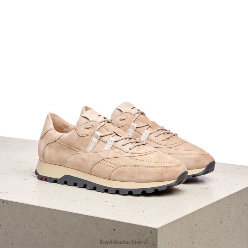 Schuhe LLOYD Wildleder-Sneaker Beige Frauen PV6Z0854