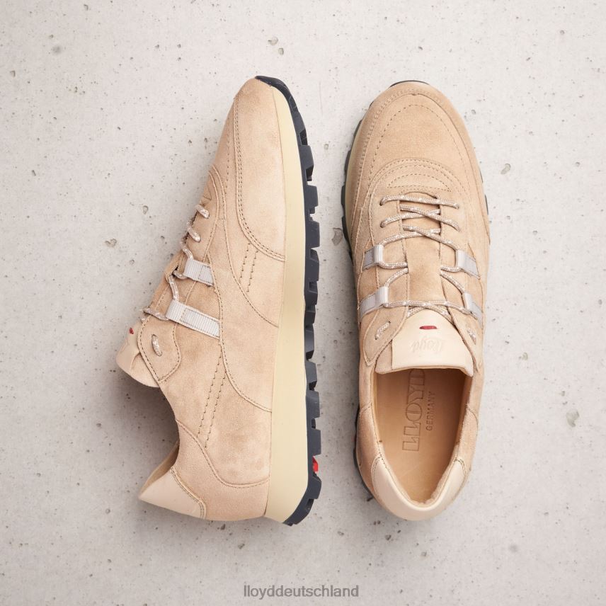 Schuhe LLOYD Wildleder-Sneaker Beige Frauen PV6Z0854
