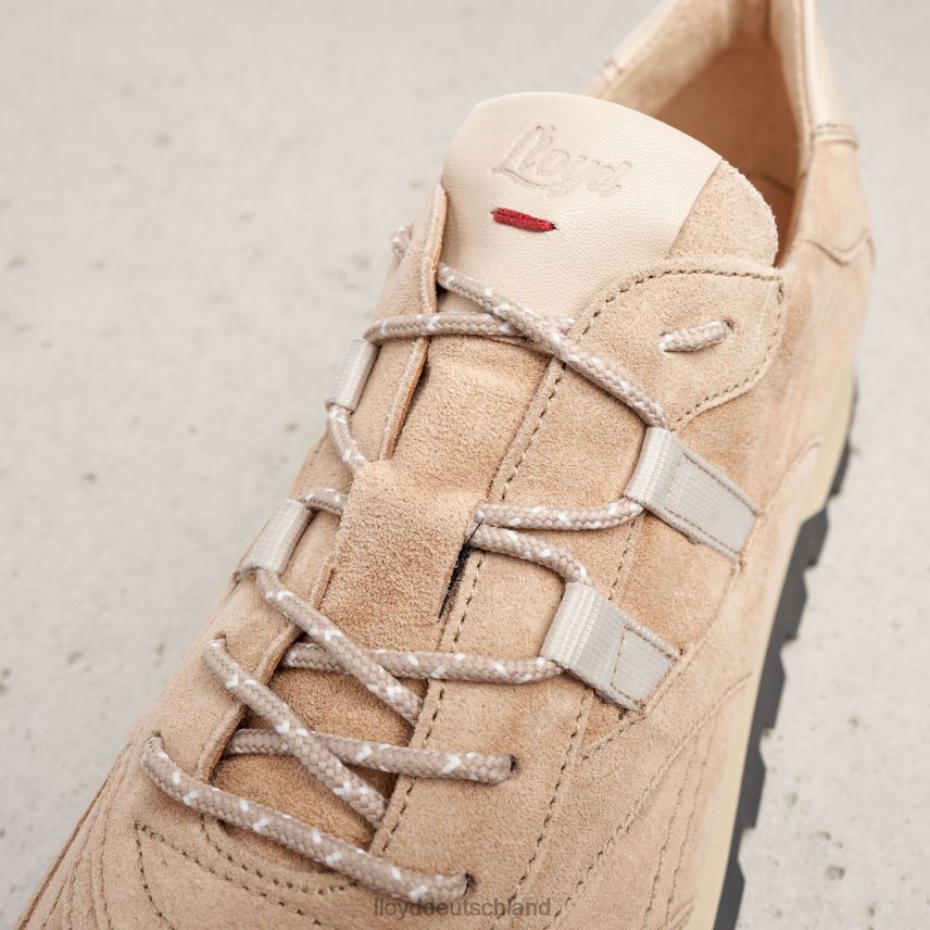 Schuhe LLOYD Wildleder-Sneaker Beige Frauen PV6Z0854