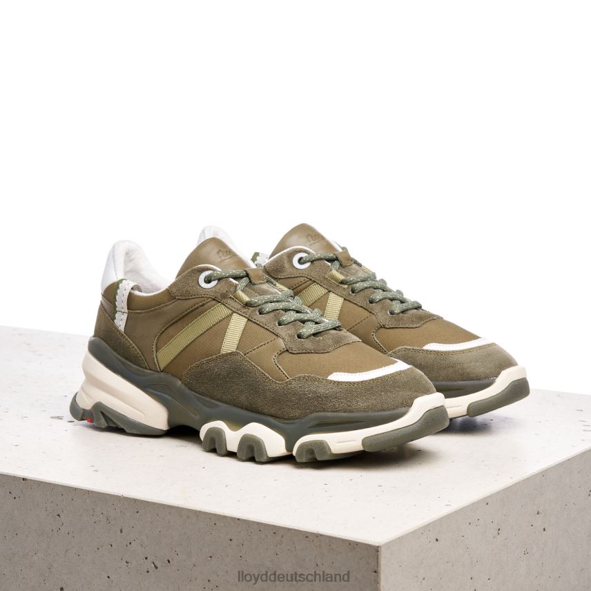 Schuhe LLOYD Wildleder-Sneaker Grün Frauen PV6Z0802